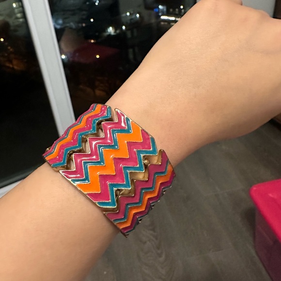 Chunky and colourful bracelet - Picture 2 of 3